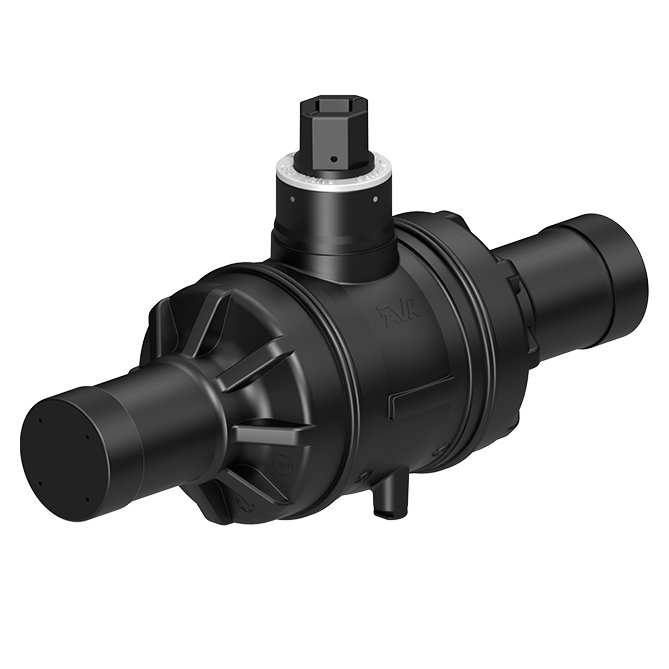 HDPE ball valve S85-80-004 (DR9)